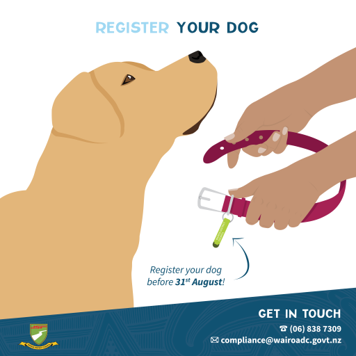 It’s dog registration time News & Media Wairoa District Council