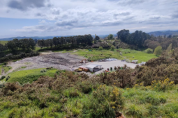 View of landfill