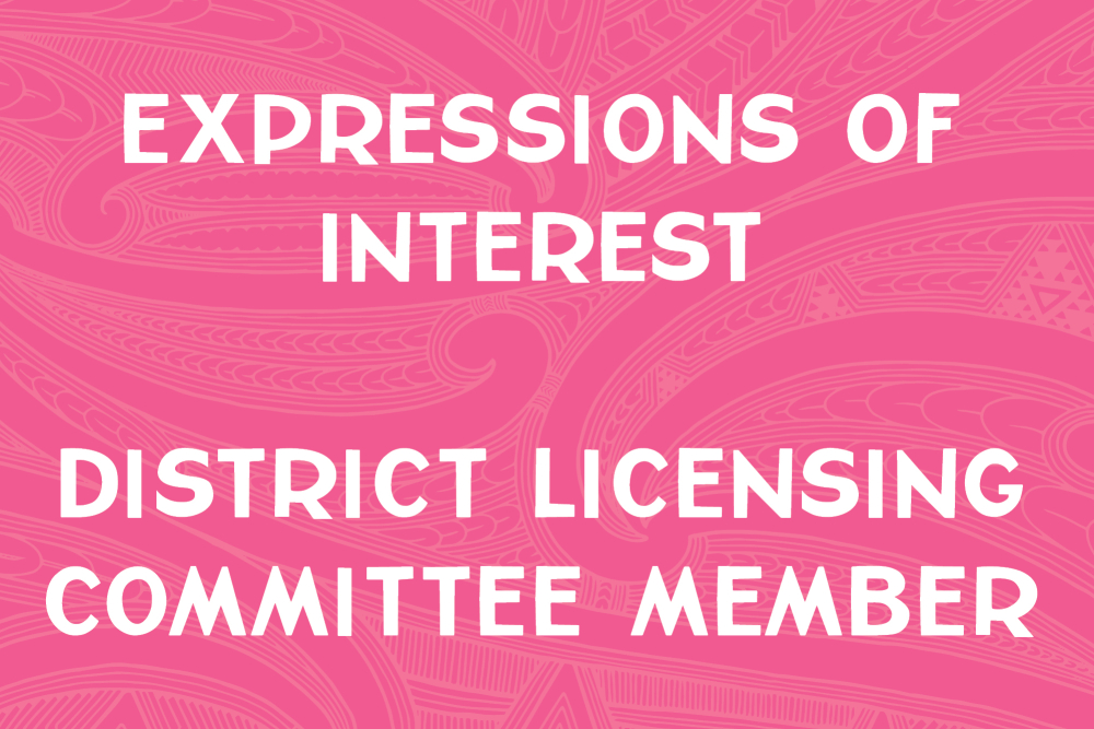 EOI - District Licensing Committee Member