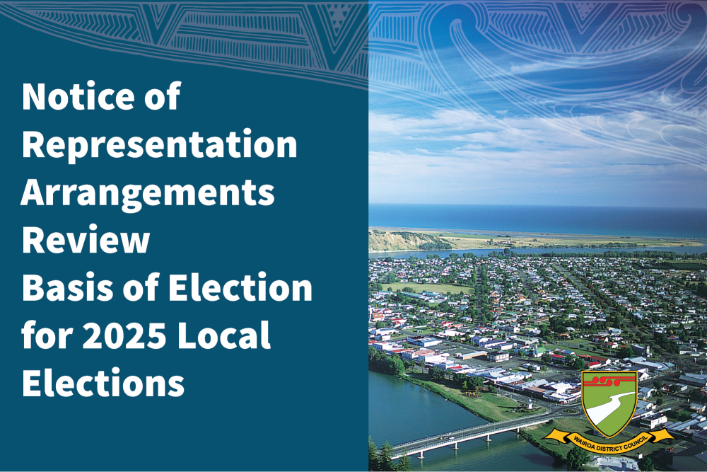 Notice of Representation Arrangements Review Basis of Election for 2025 Local Elections