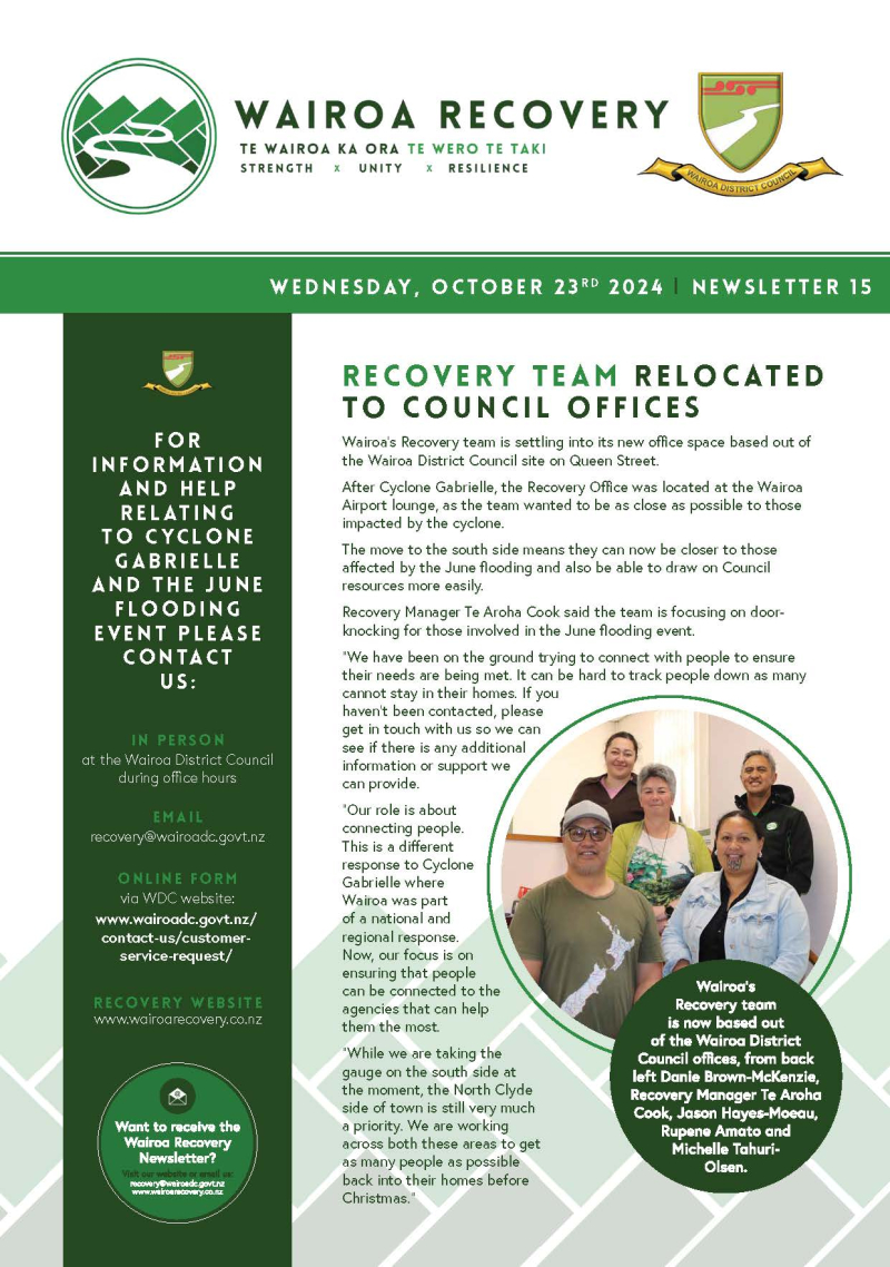 Recovery Newsletter